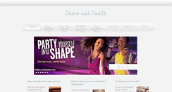 Desktop Screenshot of danceandhealth.com